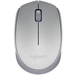 Mouse Logitech Sem Fio M170 Prata